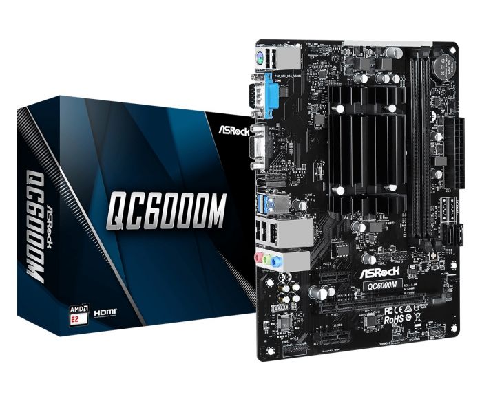 Материнська плата ASRock QC6000M Micro ATX