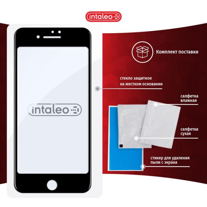 Захисне скло Intaleo для Apple iPhone SE 2020/8/7 Full Glue Black (1283126501401)