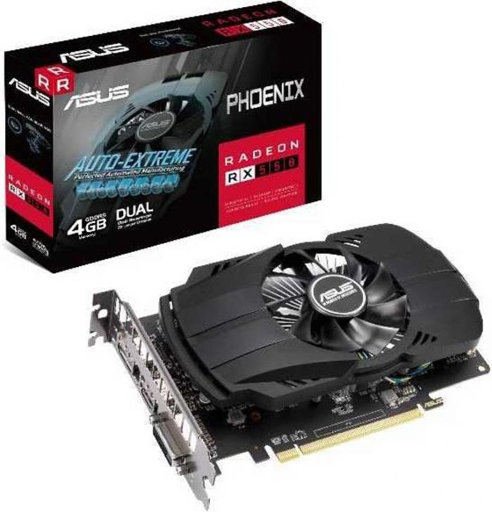 Відеокарта AMD Radeon RX 550 4GB GDDR5 Phoenix Evo Asus (PH-RX550-4G-EVO)