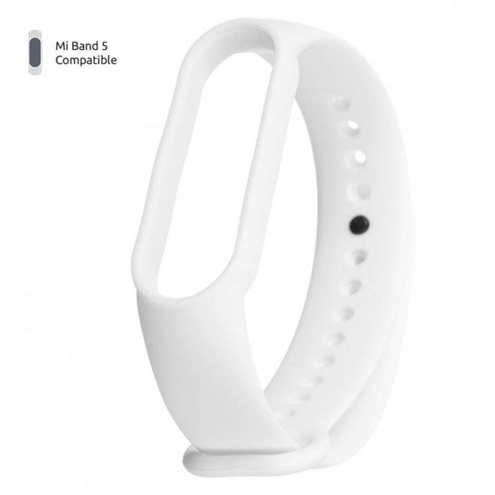 Ремінець Armorstandart для браслета Xiaomi Mi Band 5/Mi Band 6 White (ARM56998)