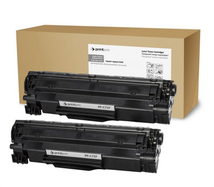 Картридж PrintPro (PP-H217F) HP LJ Pro M102/M130 Black (CF217A) Dual Pack без чіпа