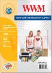 Фотопапір WWM сублимационная 100г/м2 А3 20л (SP100.A3.20)