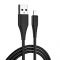 Кабель ColorWay USB - microUSB (M/M) (PVC), 2.4А, 1 м, Black (CW-CBUM025-BK)