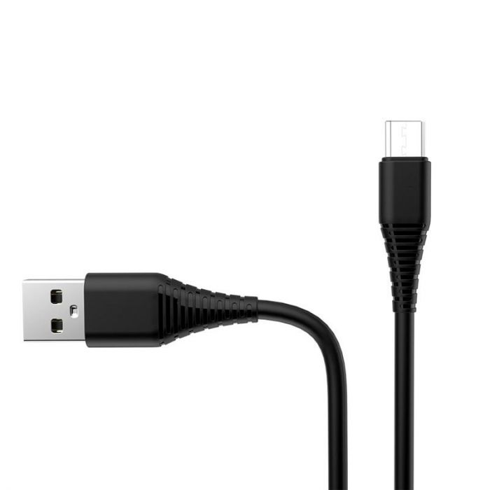 Кабель ColorWay USB-microUSB  (PVC), 2.4А, 1м, Black (CW-CBUM025-BK)