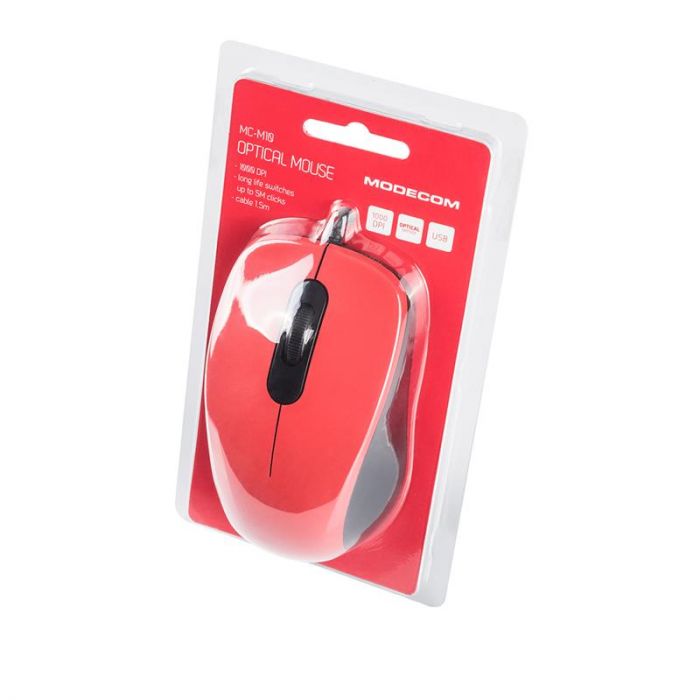 Мишка Modecom MC-M10 (M-MC-0M10-500) Red USB