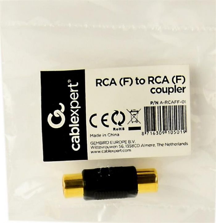 З`єднувач Cablexpert RCA (A-RCAFF-01)