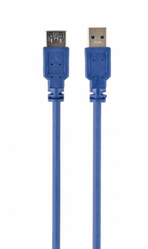 Кабель Gembird (CCP-USB3-AMAF-10) USB 3.0 AM/AF 3.0 м, синій, Premium