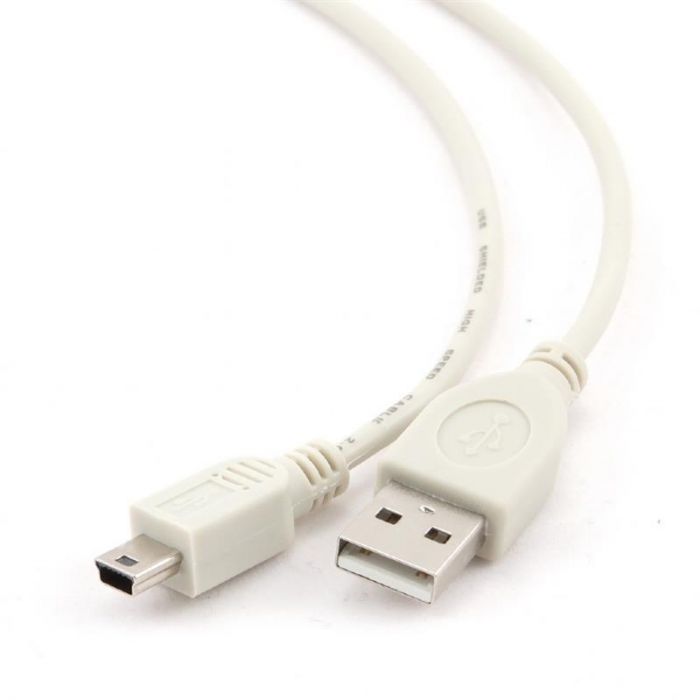 Кабель Gembird (CC-USB2-AM5P-6) USB-Mini USB (5 pin) 1.8м, белый