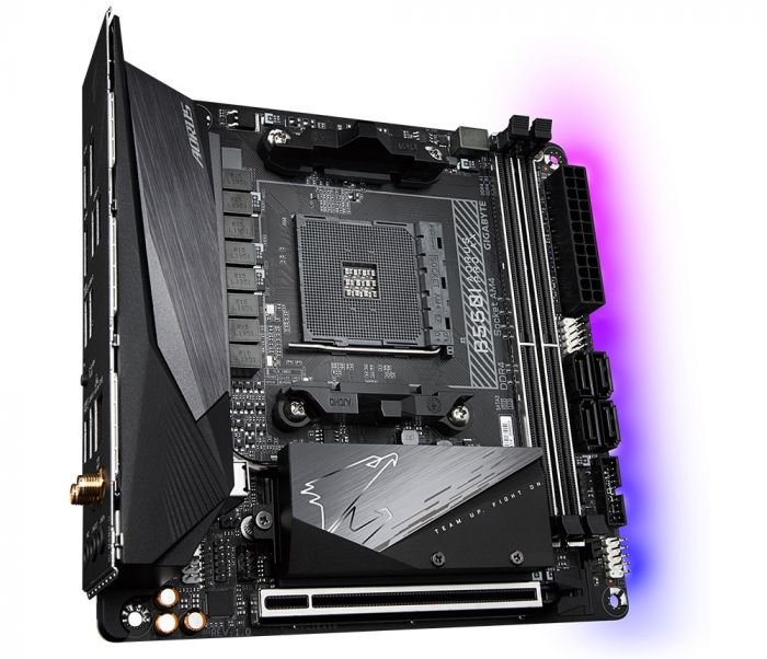 Материнська плата Gigabyte B550I Aorus Pro AX Socket AM4