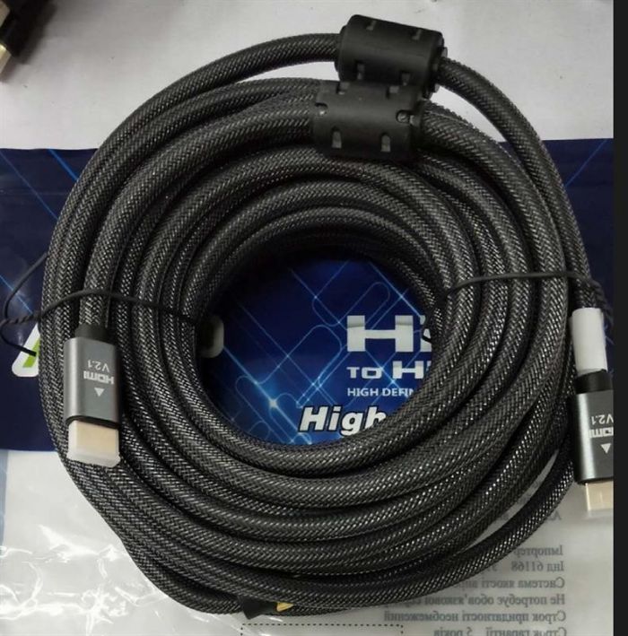 Кабель Atcom (23710) Premium HDMI-HDMI ver  2.1, 4К, 10м, Black, пакет