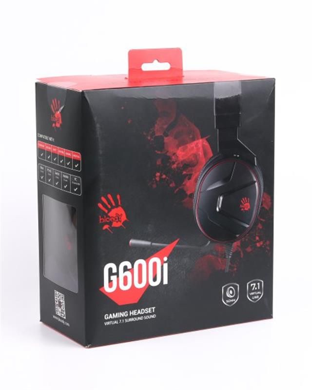 Гарнітура A4Tech Bloody G600i Black