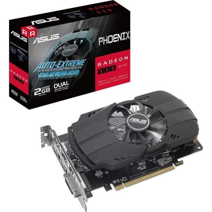Відеокарта AMD Radeon RX 550 2GB GDDR5 Phoenix Asus (PH-550-2G)
