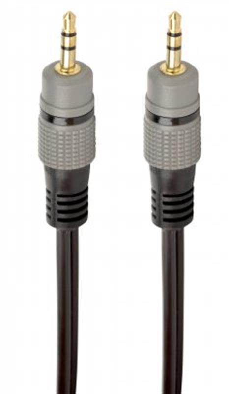 Аудіо-кабель Cablexpert (CCAP-3535MM-1.5M), 3.5мм(M)-3.5мм(M), 1.5 м, чорний