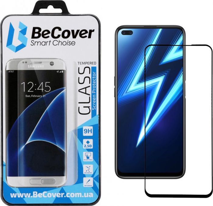 Захисне скло BeCover для Realme 6 Pro Black (705046)