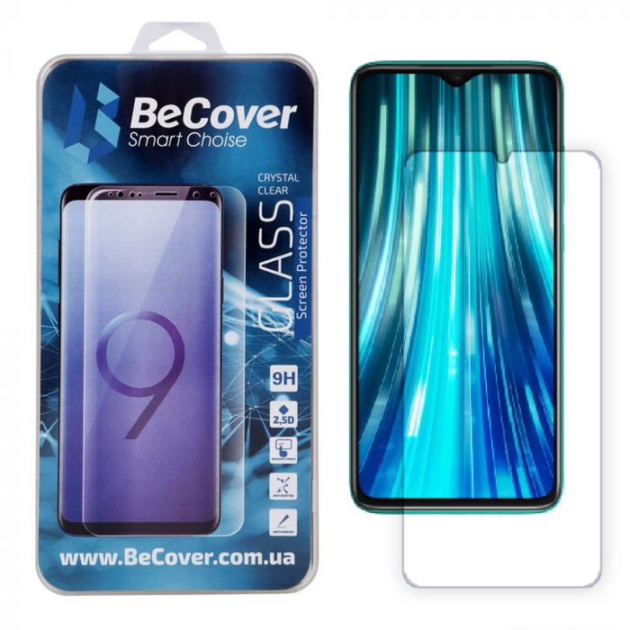 Захисне скло BeCover для Xiaomi Redmi Note 8 Pro Crystal Clear Glass (704121)