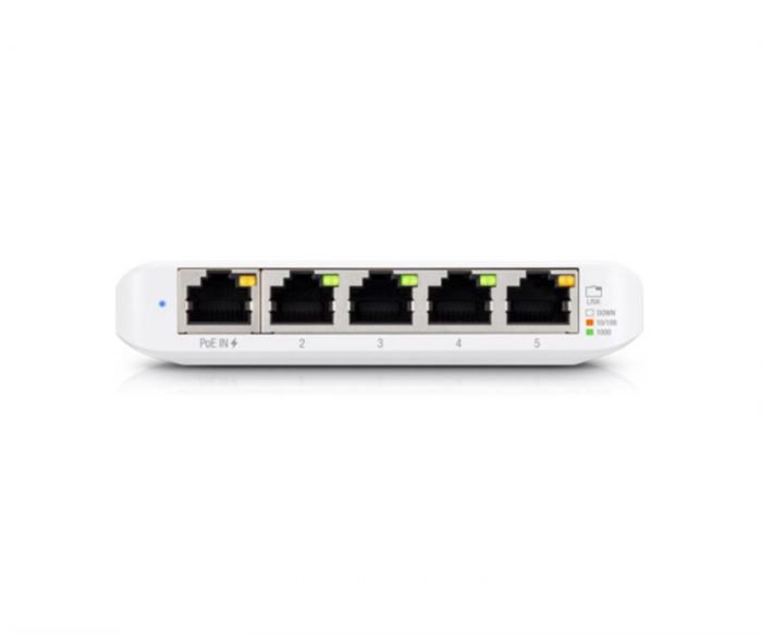 Комутатор Ubiquiti UniFi USW-FLEX-MINI (5хGE, PoE-In)