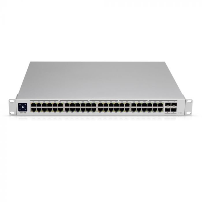 Комутатор Ubiquiti UniFi Switch PRO 48 PoE Gen2 (USW-PRO-48-POE) (40xGE PoE+, 8хGE PoE++, 4xSFP+, L3, 802.3bt/at/af, 600W max)