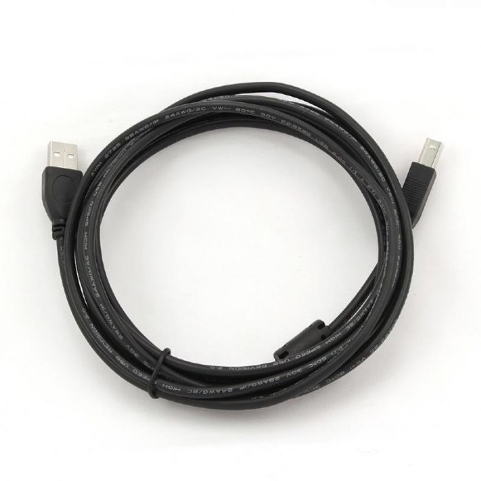 Кабель Cablexpert CCF-USB2-AMBM-10 USB 2.0 AM/BM 3,0 м, Феритовий фільтр