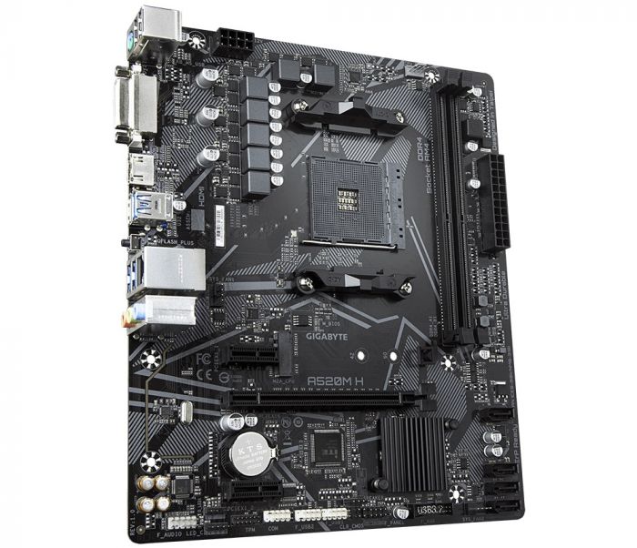 Материнська плата Gigabyte A520M H Socket AM4