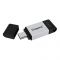 Флеш-накопичувач USB3.2 64GB Type-C Kingston DataTraveler 80 Grey/Black (DT80/64GB)