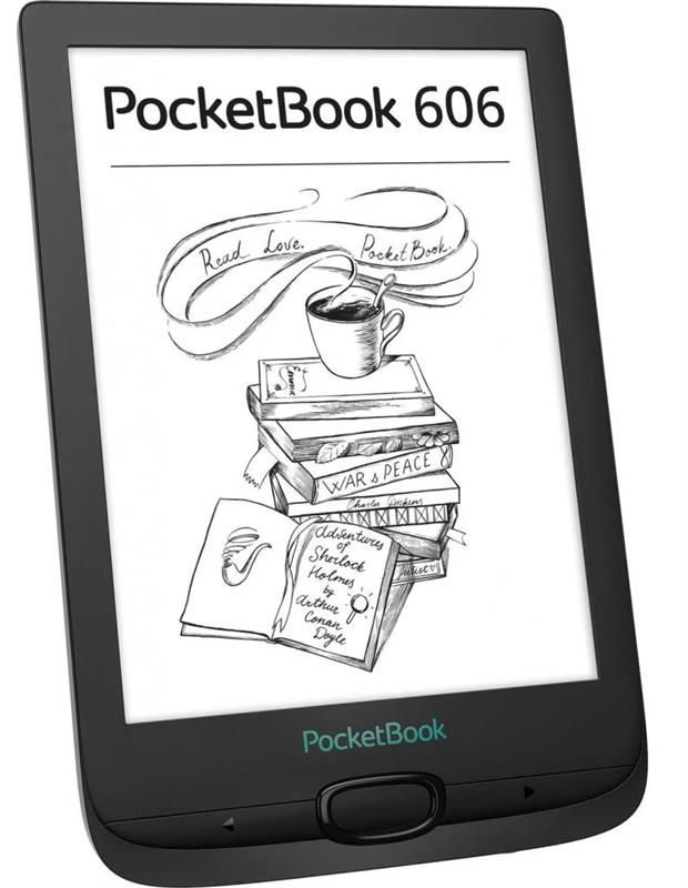 Електронна книга PocketBook 606 Black (PB606-E-CIS)