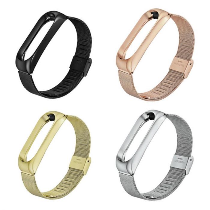 Ремінець BeCover Metal для Xiaomi Mi Band 4/3 Gold (704653)