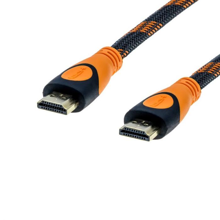 Кабель Grand-X (HDN10-4K) HDMI-HDMI, 4K, Cu, нейлон. оплетення, 10м