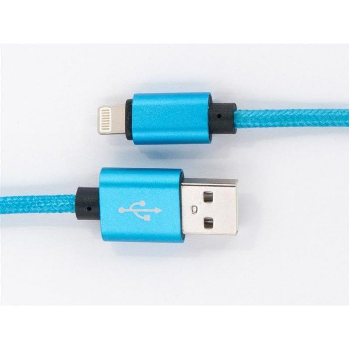 Кабель Dengos USB-Lightning 1м Blue (NTK-L-MT-BLUE)
