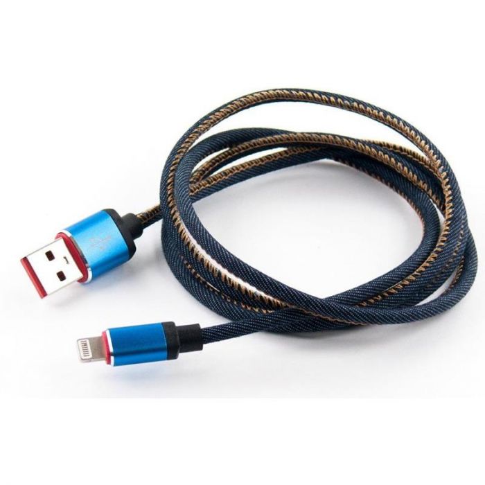 Кабель Dengos USB-Lightning 1м Jeans (NTK-L-MT-JEANS)