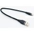 Кабель Dengos USB - USB Type-C (M/M) 0.25 м Black (NTK-TC-SHRT-BLACK)