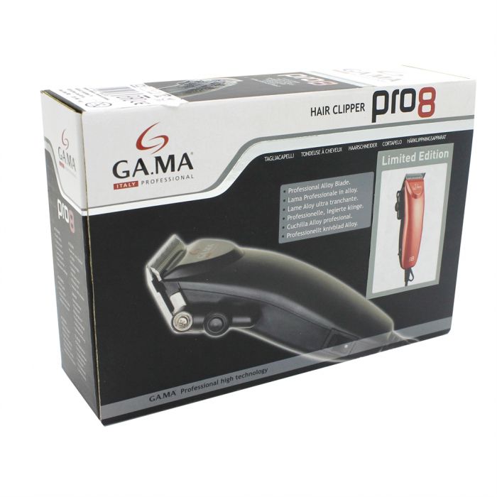 Машинка для стрижки Ga.Ma Pro 8 Black (SM1301/T11.PRO8)