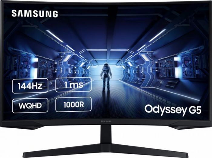 Монітор Samsung 31.5" Odyssey G5 (LC32G55TQWIXCI) VA Black Curved