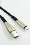 Кабель Dengos USB-microUSB 1м Black (PLS-M-PLSK-BLACK)