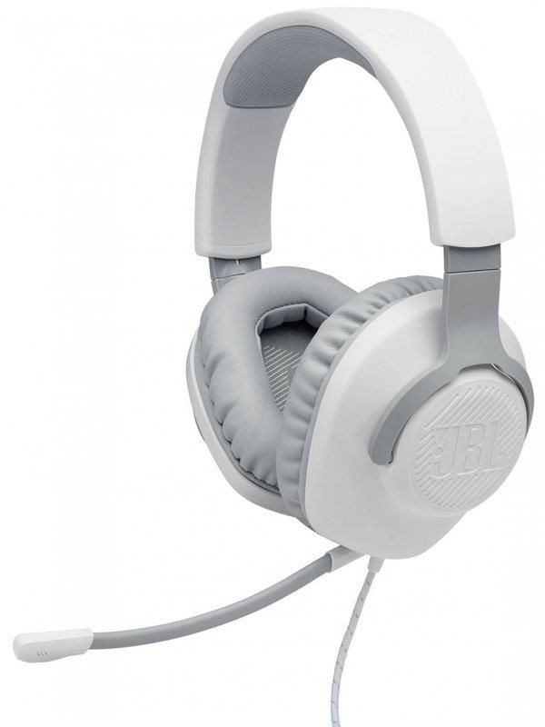 Гарнiтура JBL Quantum 100 White (JBLQUANTUM100WHT)