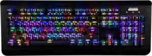 Клавіатура Modecom Volcano Hammer 2 RGB Removable Blue Switch (K-MC-HAMMER2-U-BLUE-RGB-R) Black USB