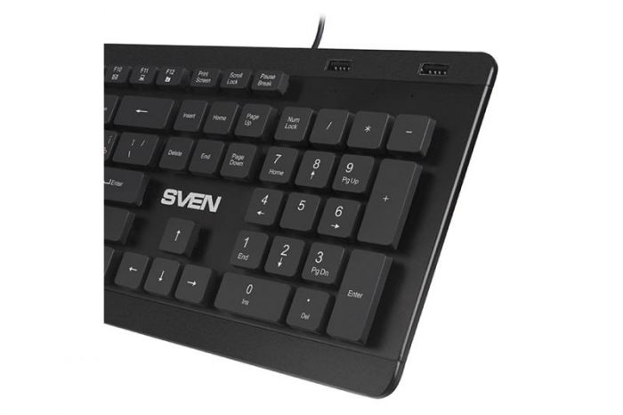Клавіатура Sven KB-E5700H Ukr Black