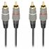 Кабель Cablexpert (CCAP-202-1.5M) 2RCA-2RCA, 1.5м, Black