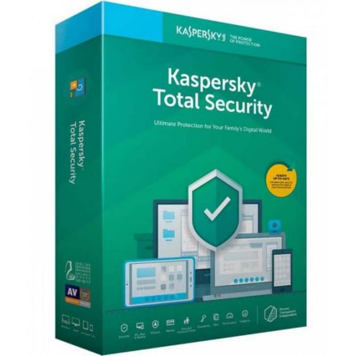 Програмний продукт Kaspersky Total Security Eastern Europe Edition. 3-Device; 1-Account KPM; 1-Account KSK 1 year Base License Pack (KL1949OCCFS)