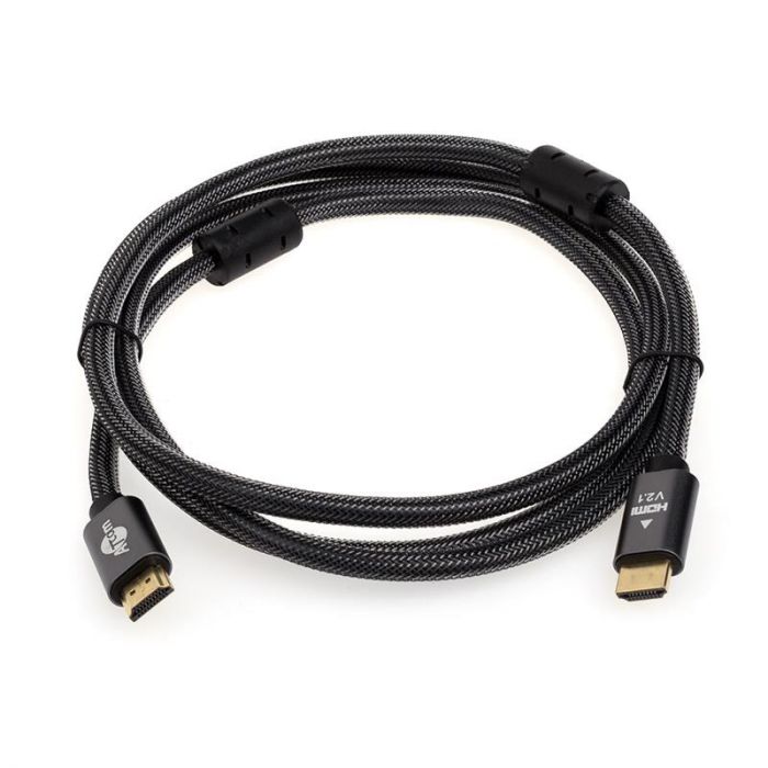 Кабель Atcom (AT23782) Premium HDMI-HDMI ver 2.1, 4К, 2м, Black, пакет