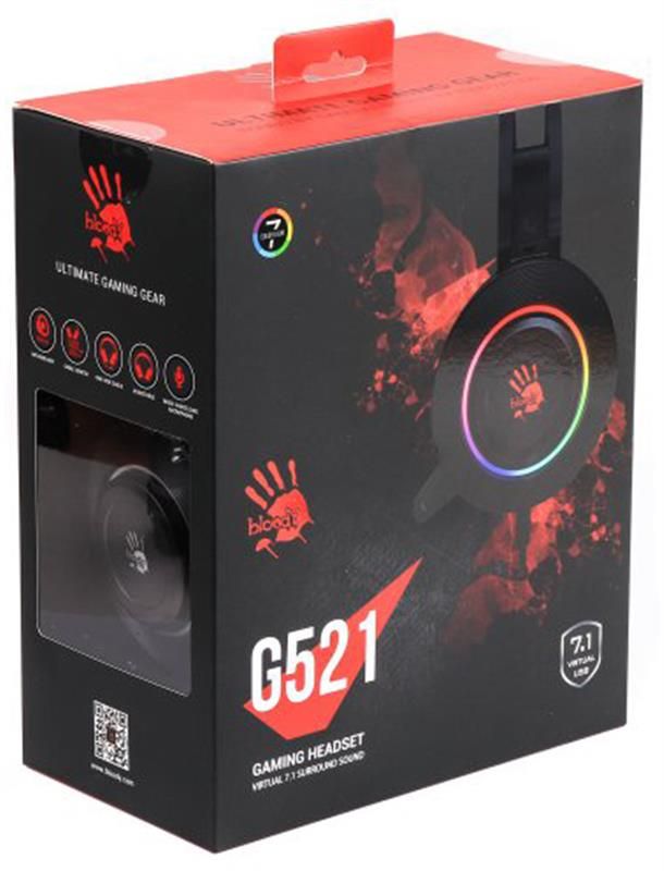 Гарнітура Bloody G521 Black