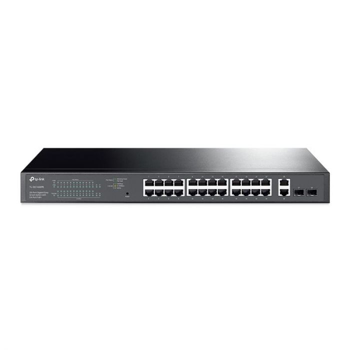 Комутатор TP-Link TL-SG1428PE (24хGE PoE+, 2хGE, 2xSFP, max PoE 250W, Easy Smart)