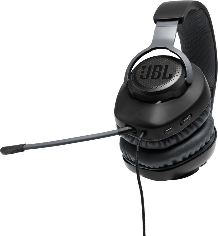 Гарнiтура JBL Quantum 100 Black (JBLQUANTUM100BLK)