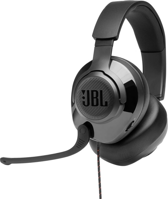 Гарнiтура JBL Quantum 200 Black (JBLQUANTUM200BLK)