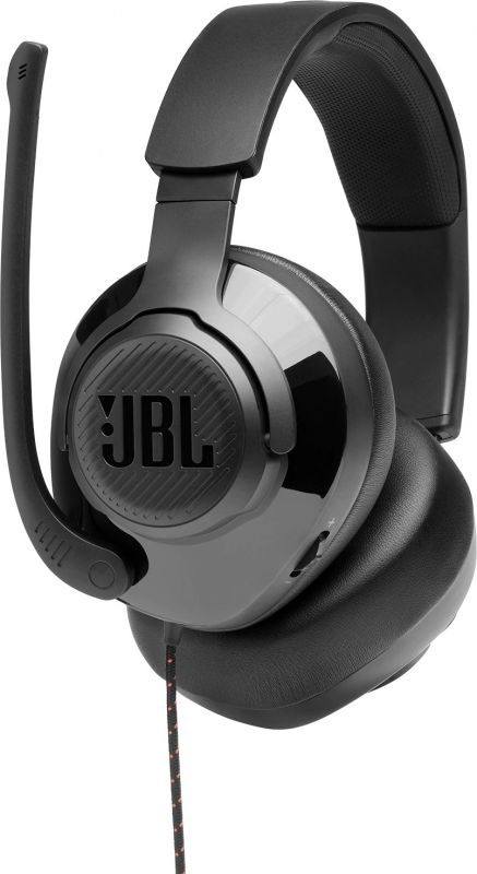 Гарнiтура JBL Quantum 200 Black (JBLQUANTUM200BLK)