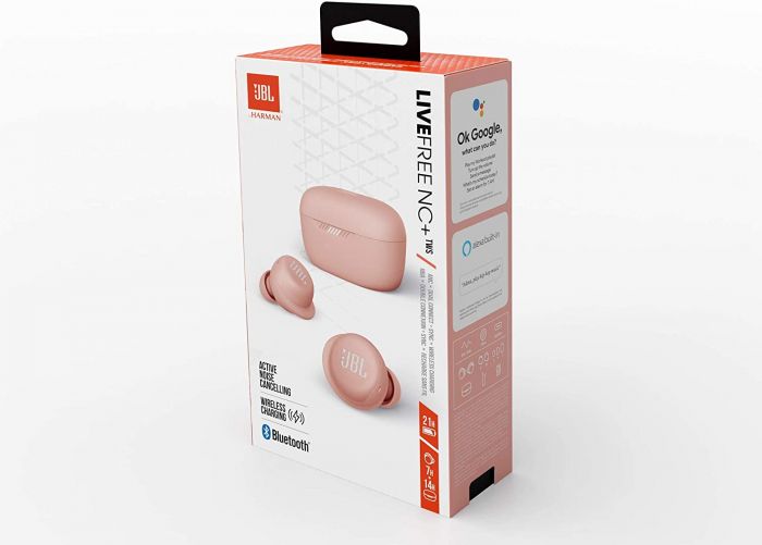 Bluetooth-гарнітура JBL Live Free NC+ TWS Rose (JBLLIVEFRNCPTWSR_EU)