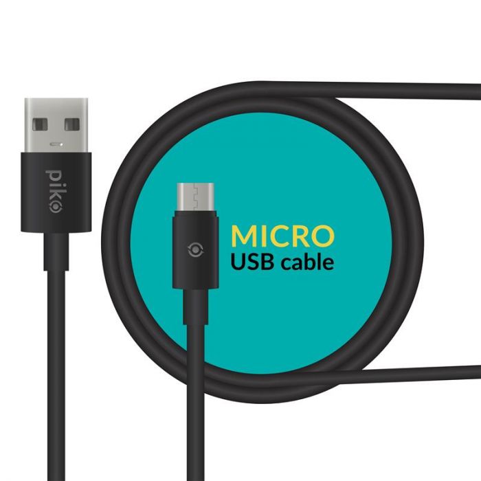 Кабель Piko CB-UM12 USB - micro USB (M/M), 2 м, Black (1283126493881)