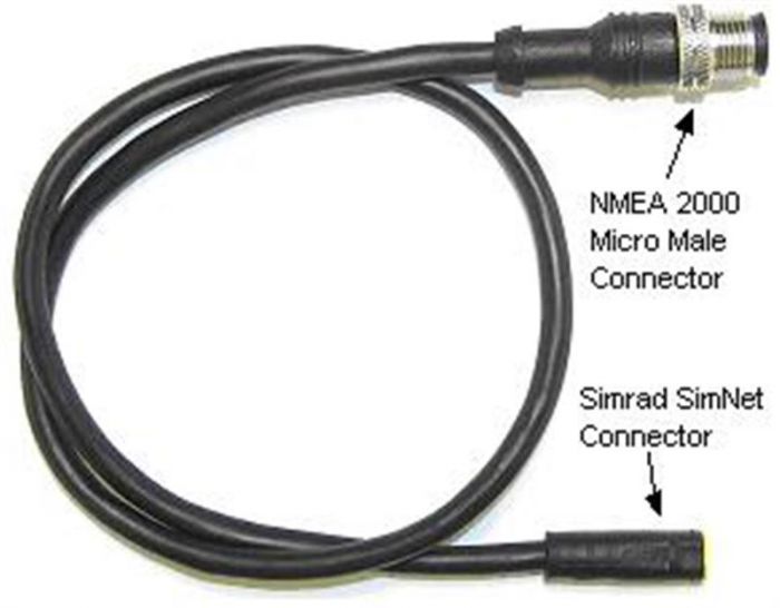 Кабель Lowrance Simrad SimNet-NMEA 2000, 0.5м (24005729)