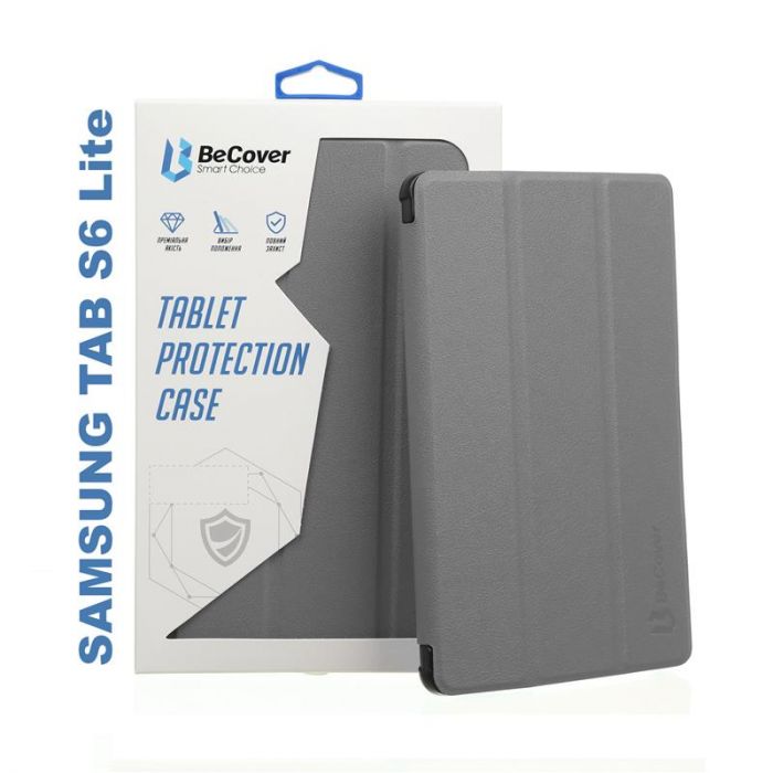 Чохол-книжка BeCover Smart для Samsung Galaxy Tab S6 Lite 10.4 P610/P613/P615/P619 Gray (705215)