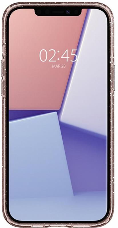 Чохол-накладка Spigen Liquid Crystal Glitter для Apple iPhone 12/12 Pro Rose Quartz (ACS01699)