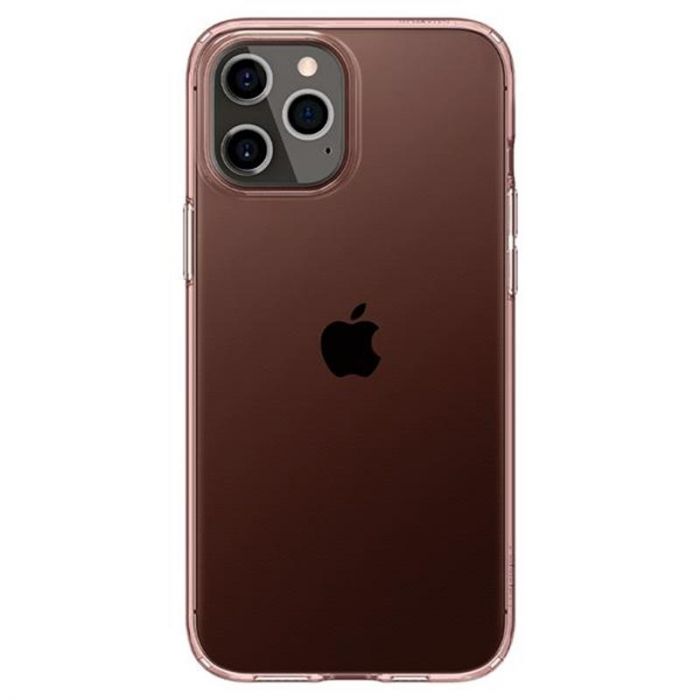 Чохол-накладка Spigen Crystal Flex для Apple iPhone 12/12 Pro Rose Crystal (ACS01518)
